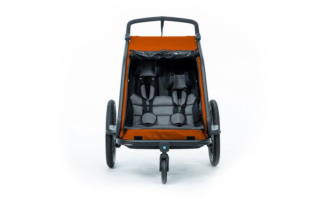 Cube Kinder Fahrradanhänger Double CMPT X Actionteam – Bild 6