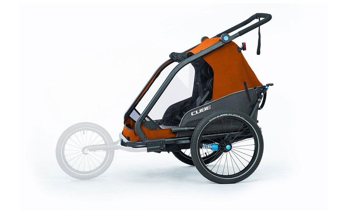 Cube Kinder Fahrradanhänger Double CMPT X Actionteam – Bild 10