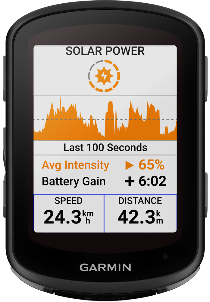 Garmin Edge 540 Solar – GPS Fahrradcomputer mit Solartechnologie